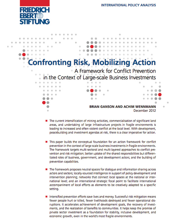 Confronting Risk, Mobilizing Action