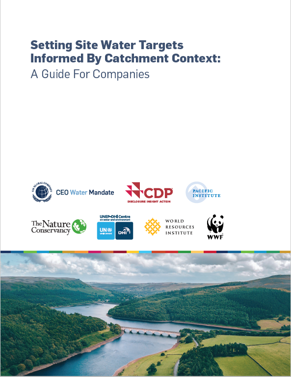 Setting Site Water Targets Informed By Catchment Context: A Guide For Companies