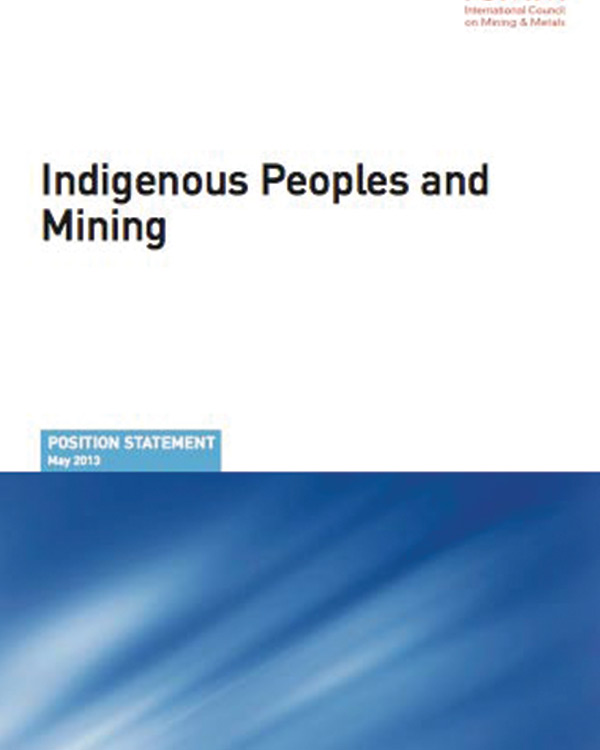 ICMM Position Statement on Indigenous People and Mining