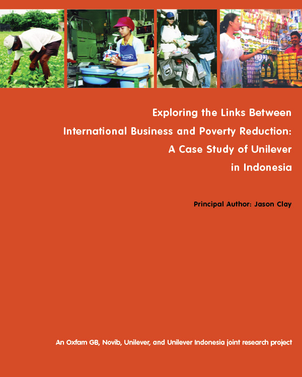 Exploring the Links between International Business and Poverty Reduction:  A Case Study of Unilover in Indonesia