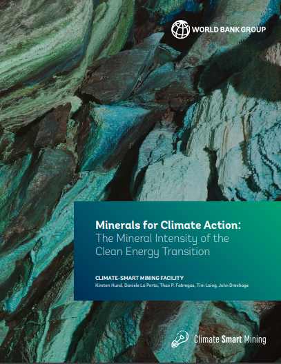 Minerals for Climate Action: The Mineral Intensity of the Clean Energy Transition