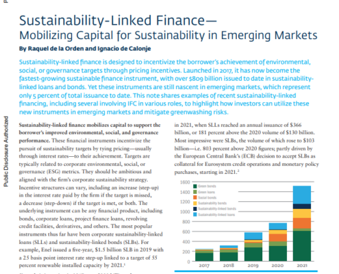 Sustainability-linked finance